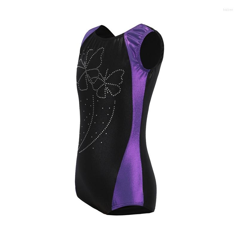 Stage Wear 2023 Design High Quality Spandex Purple Black Children Kids Girls Rhinestones Sleeveless Gymnastics Leotards, Black purple
Stage Wear 2023 Design High Quality Spandex Purple Black Children Kids Girls Rhinestones Sleeveless Gymnastics Leotards, Black purple