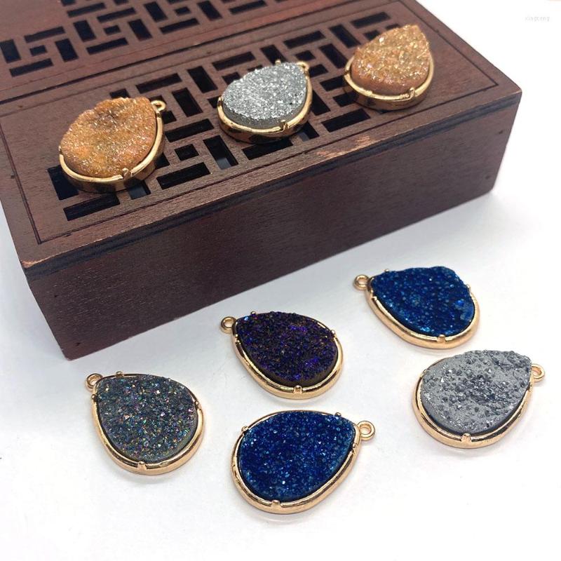 Pendant Necklaces Ladies Necklace Natural Stone Drop Shaped Color Jewelry Charm Making Gemstone Earring Accessories Design
Pendant Necklaces Ladies Necklace Natural Stone Drop Shaped Color Jewelry Charm Making Gemstone Earring Accessories Design