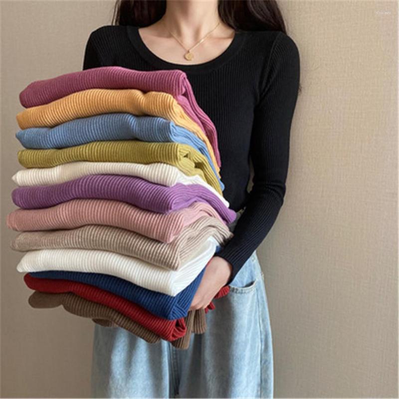 Women's Sweaters 2023 Korean Autumn O-neck Solid Sweater Pullovers Basic Women Spring Slim Knitted Femal Long Sleeve Knit Tops PZ3826, Yellow
Women's Sweaters 2023 Korean Autumn O-neck Solid Sweater Pullovers Basic Women Spring Slim Knitted Femal Long Sleeve Knit Tops PZ3826, Yellow