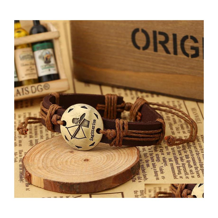 Charm Bracelets Leather Bracelet Vintage Constellation Zodiac Sign With Beautifly Charms Bangle Vipjewel Drop Delivery Jewelry Dhdxw
Charm Bracelets Leather Bracelet Vintage Constellation Zodiac Sign With Beautifly Charms Bangle Vipjewel Drop Delivery Jewelry Dhdxw