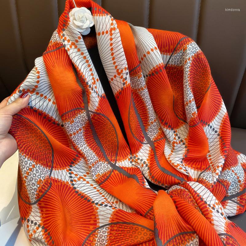 Scarves 2023 Korean Spring And Autumn Fashion Printed Scarf Red Orange Petal Cotton Handle Long Shawl Dual Purpose Sunshade
Scarves 2023 Korean Spring And Autumn Fashion Printed Scarf Red Orange Petal Cotton Handle Long Shawl Dual Purpose Sunshade
