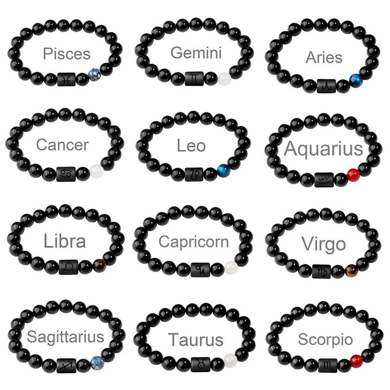 Strand Beaded Strands Natural Stone Twelve Constellations Magnesite Beads Bracelet Women Men DIY Accessories Gift
Strand Beaded Strands Natural Stone Twelve Constellations Magnesite Beads Bracelet Women Men DIY Accessories Gift