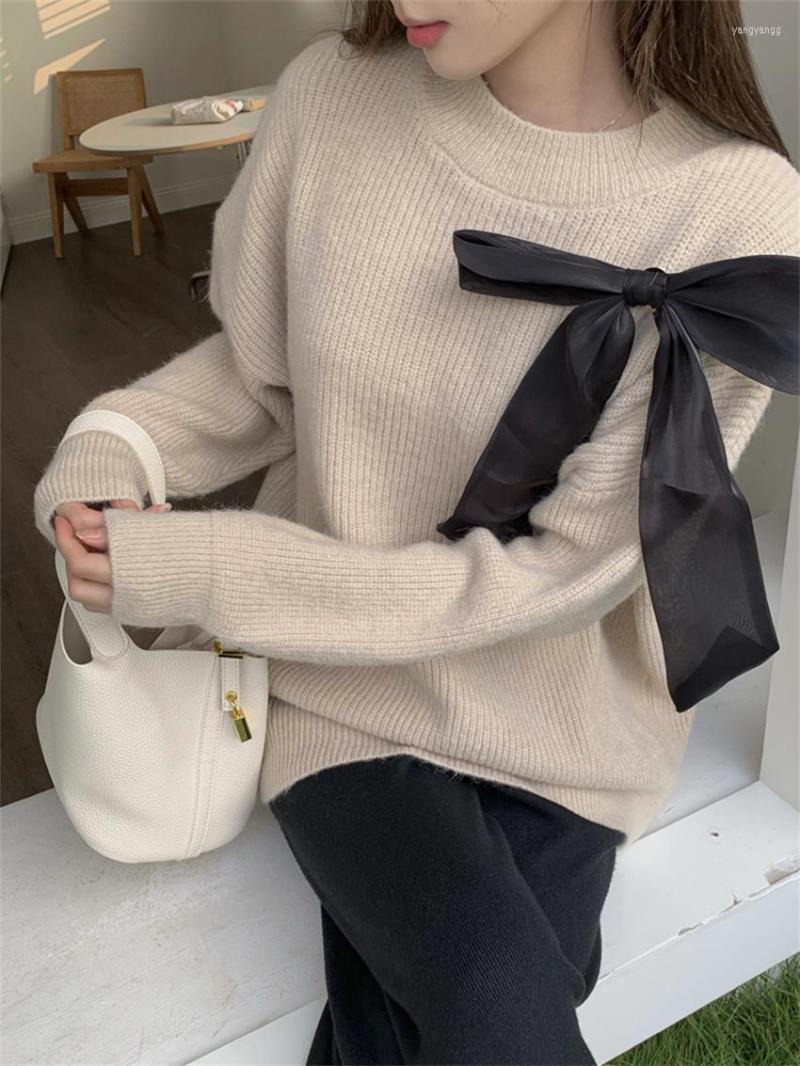 Women's Sweaters Alien Kitty Bow Soft Women Knitwear Loose Fashion Pullovers Winter Mid-Length Thicken All Match OL Slim Casual, Coffee
Women's Sweaters Alien Kitty Bow Soft Women Knitwear Loose Fashion Pullovers Winter Mid-Length Thicken All Match OL Slim Casual, Coffee