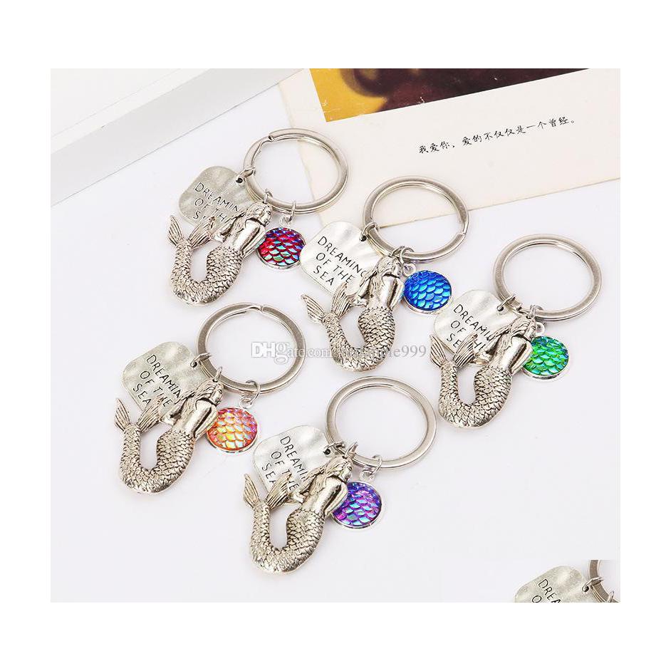 Keychains Lanyards Fashion Mermaid Key Rings Fish Scale Charms Keychain Car Keyring Jewelry For Women Men Gift Drop Delivery Access Dhbse
Keychains Lanyards Fashion Mermaid Key Rings Fish Scale Charms Keychain Car Keyring Jewelry For Women Men Gift Drop Delivery Access Dhbse