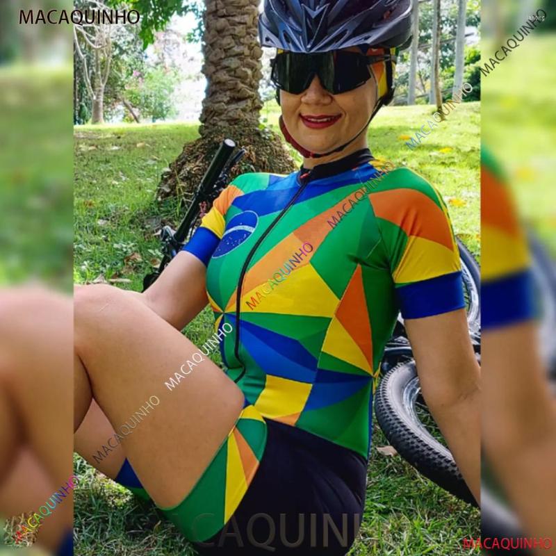 Racing Sets KafiWomen's Cycling Jumpsuit Brazil Bike Clothing With Summer Short Sleeve Mountain Kit, 4624
Racing Sets KafiWomen's Cycling Jumpsuit Brazil Bike Clothing With Summer Short Sleeve Mountain Kit, 4624