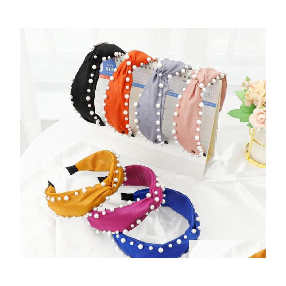 Headbands Fashion Women Hair Accessories Pearls Headband Center Cross Knot Fresh Color Hairband Girls Drop Delivery Jewelry Hairjewel Dhw3I
Headbands Fashion Women Hair Accessories Pearls Headband Center Cross Knot Fresh Color Hairband Girls Drop Delivery Jewelry Hairjewel Dhw3I