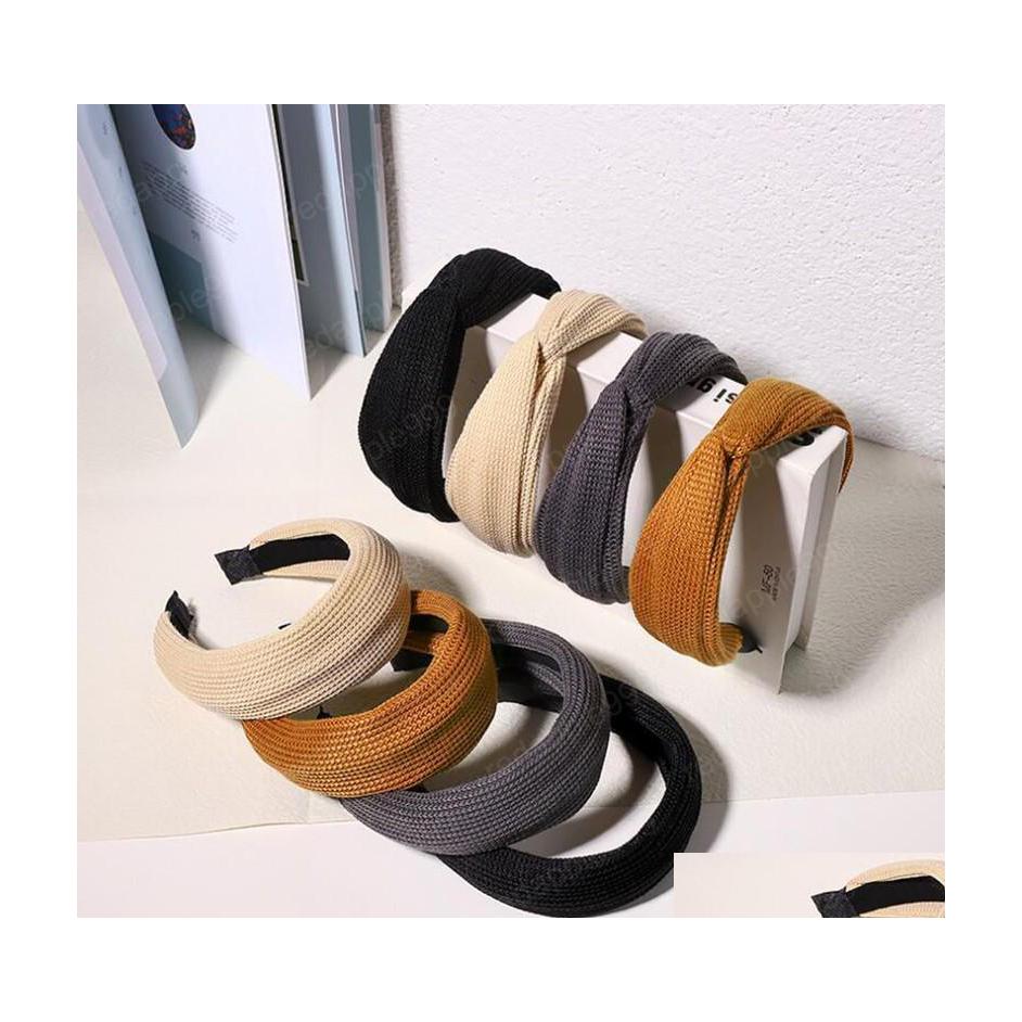 Headbands Fashion Women Headband Warm Knitted Hairband Soft Autumn Winter Headwear Turban Adt Hair Accessories Drop Delivery Jewelry Dhw9A
Headbands Fashion Women Headband Warm Knitted Hairband Soft Autumn Winter Headwear Turban Adt Hair Accessories Drop Delivery Jewelry Dhw9A