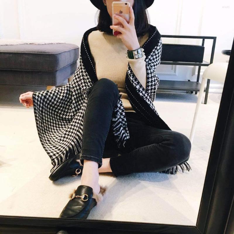 Scarves Women Houndstooth Cashmere Scarf Winter Warm Stripe Shawls With Fringe Fashion Ladies Thickness Wraps Brand Pashmina 2023
Scarves Women Houndstooth Cashmere Scarf Winter Warm Stripe Shawls With Fringe Fashion Ladies Thickness Wraps Brand Pashmina 2023