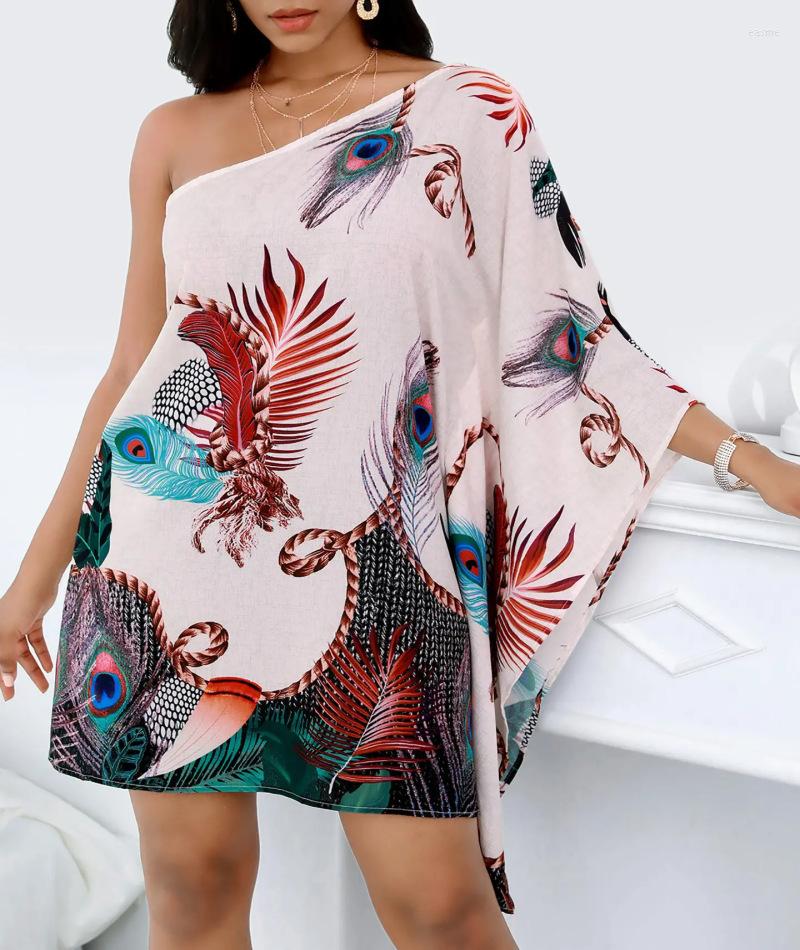 Casual Dresses 2023 Summer Women's Dress Fashion Print Stitching Sexy Diagonal Neck Single Sleeve Elegant Commuter Women, Green
Casual Dresses 2023 Summer Women's Dress Fashion Print Stitching Sexy Diagonal Neck Single Sleeve Elegant Commuter Women, Green