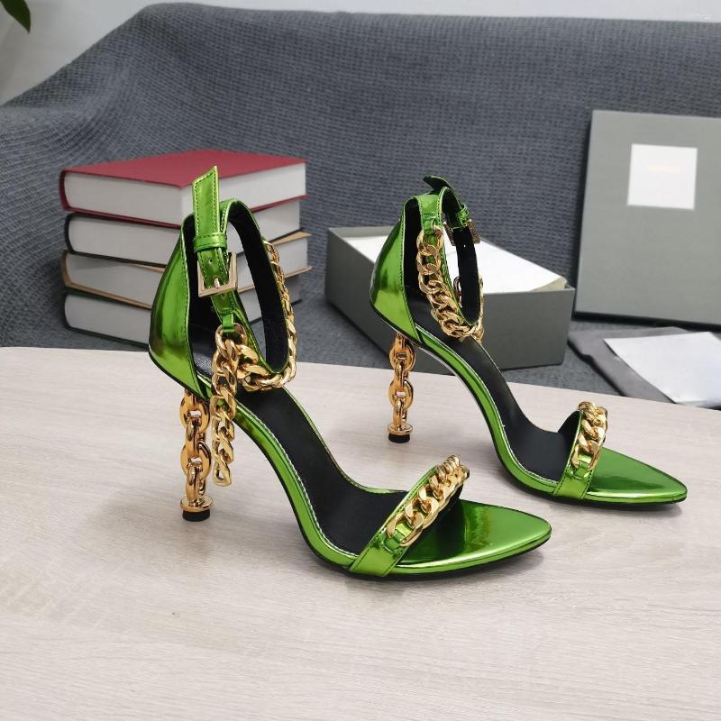 Dress Shoes Unique Pointed Toe Sandals 2023 Summer High Heels Chain Decor Designer Women For Party Patent Leather Botas Mujer, Picture shown
Dress Shoes Unique Pointed Toe Sandals 2023 Summer High Heels Chain Decor Designer Women For Party Patent Leather Botas Mujer, Picture shown
