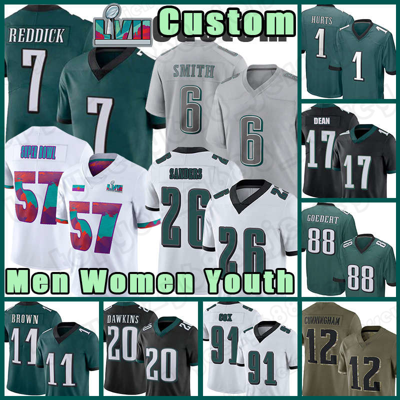 11 A.J. Brown Jersey 1 Jalen Hurts Football Haason Reddick DeVonta Smith Darius Slay Jr Jason Kelce Davis Dean Fletcher Cox Philadelphia Eagles Gardner-Johnson Goedert, Custom men+2023patch (laoying)
11 A.J. Brown Jersey 1 Jalen Hurts Football Haason Reddick DeVonta Smith Darius Slay Jr Jason Kelce Davis Dean Fletcher Cox Philadelphia Eagles Gardner-Johnson Goedert, Custom men+2023patch (laoying)