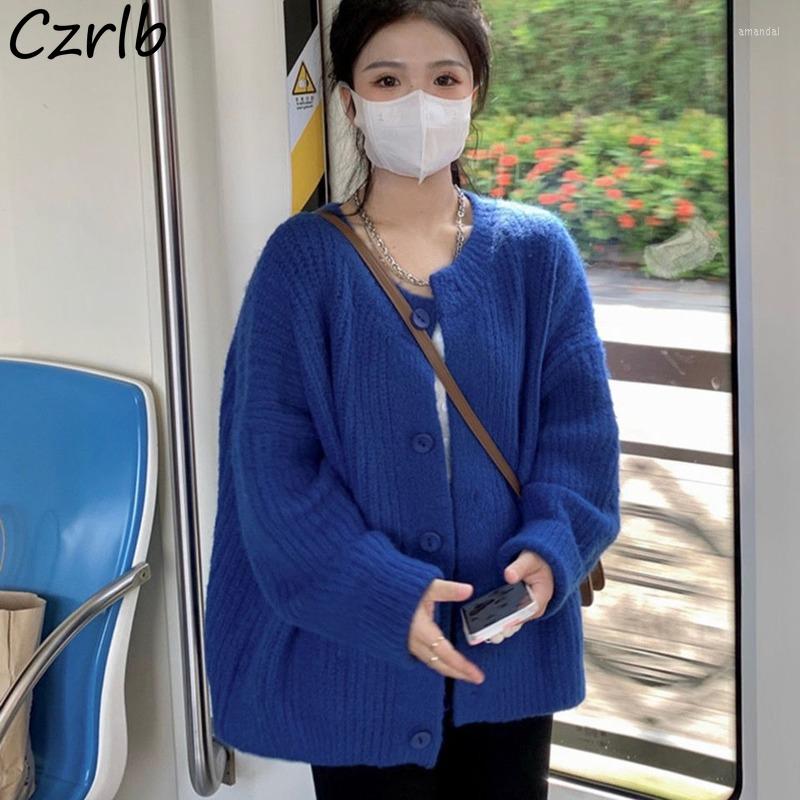 Women' Knits Sweaters Women Minimalist O-Neck Prevalent Chic Harajuku Streetwear Soft Knitting Autumn Korean Style Cardigans Feminine, Blue
Women' Knits Sweaters Women Minimalist O-Neck Prevalent Chic Harajuku Streetwear Soft Knitting Autumn Korean Style Cardigans Feminine, Blue