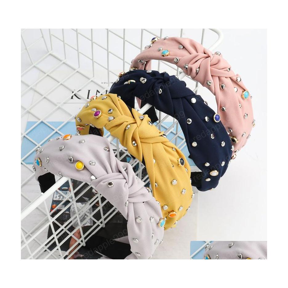 Headbands Fashion Ladies Satin Cloth Rhinestone Knotted Wide Bed Headband Women Widebrimmed Hair Bands Headwear Drop Delivery Jewelr Dhyif
Headbands Fashion Ladies Satin Cloth Rhinestone Knotted Wide Bed Headband Women Widebrimmed Hair Bands Headwear Drop Delivery Jewelr Dhyif