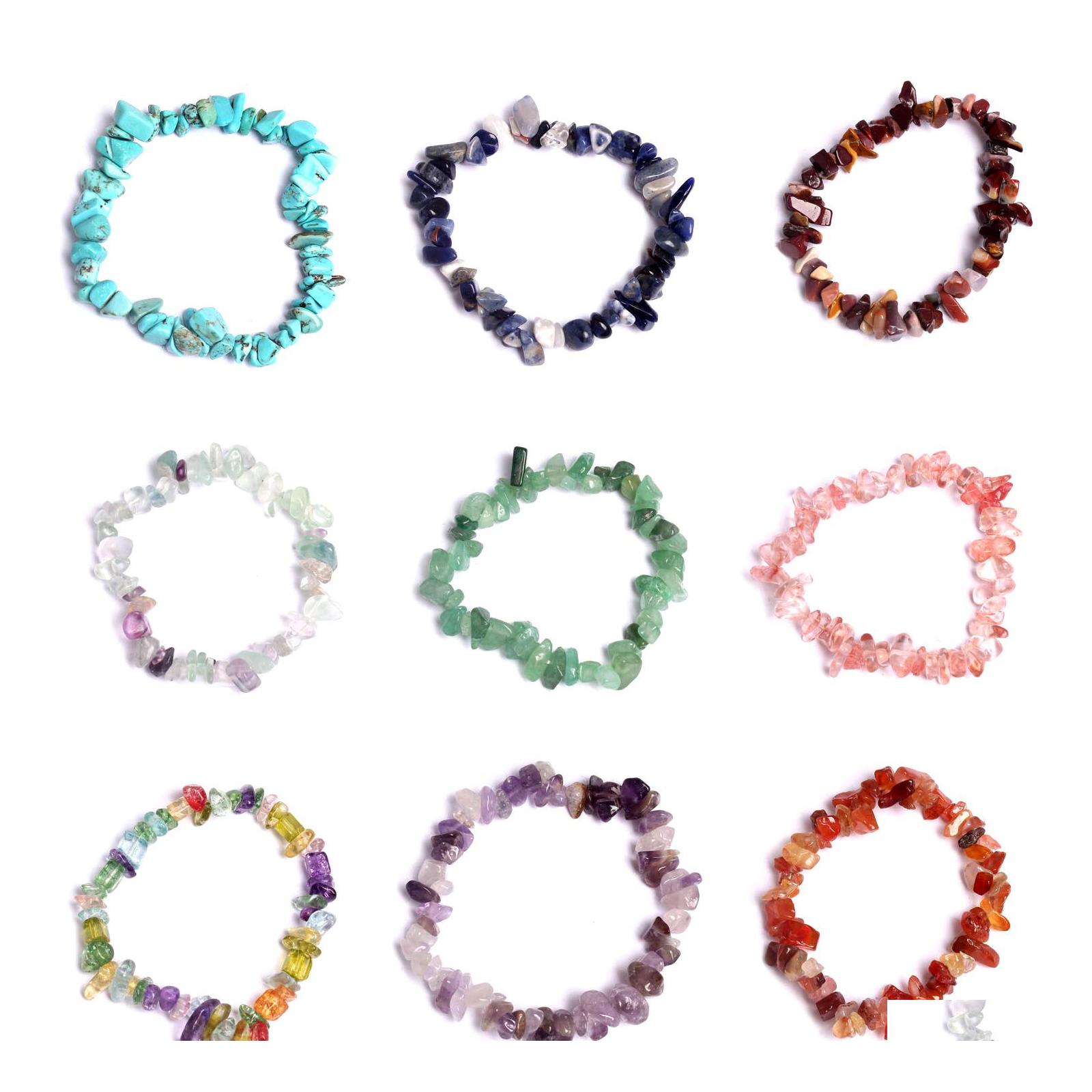 Beaded Strands Natural Healing Crystal Bracelet Sodalite Chip Gemstone Stretch Broken Stone Chakra Beads Bracelets Fashion Drop Del Otktb
Beaded Strands Natural Healing Crystal Bracelet Sodalite Chip Gemstone Stretch Broken Stone Chakra Beads Bracelets Fashion Drop Del Otktb
