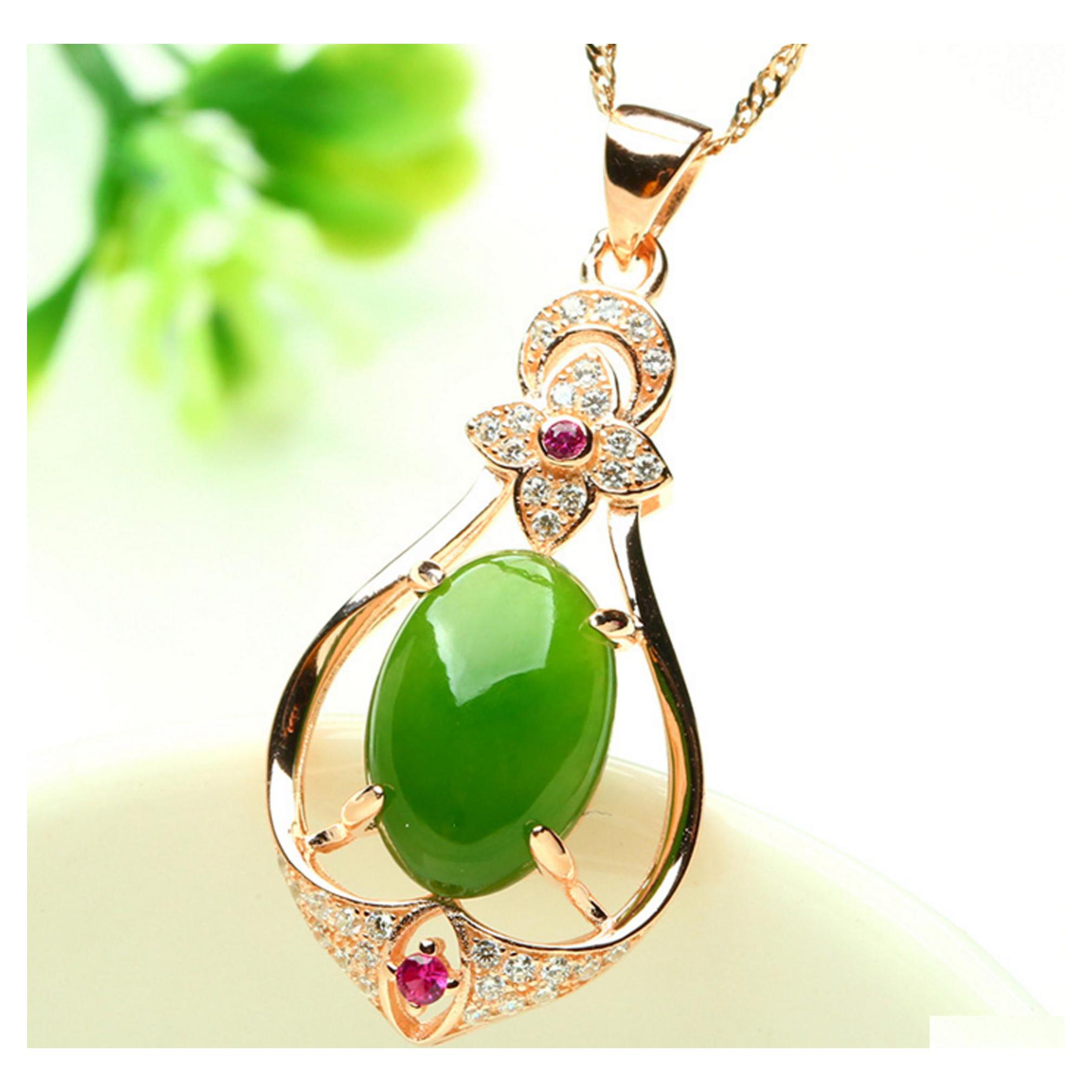 Pendant Necklaces Jade Necklace Corundum Jewelry Pendants Gemstone Nanashop Drop Delivery Dhi6U
Pendant Necklaces Jade Necklace Corundum Jewelry Pendants Gemstone Nanashop Drop Delivery Dhi6U