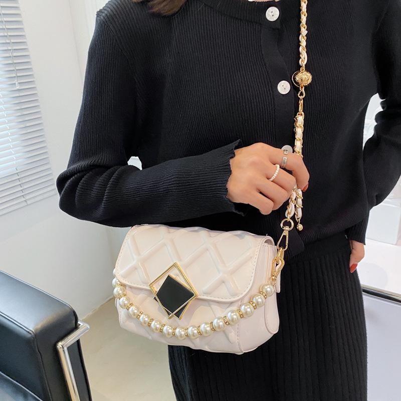 Evening Bags Fashion Women Handbag Personality Pattern Bead Chain Luxury Designer Women's Shoulder Crossbody Bag 053Evening, White
Evening Bags Fashion Women Handbag Personality Pattern Bead Chain Luxury Designer Women's Shoulder Crossbody Bag 053Evening, White