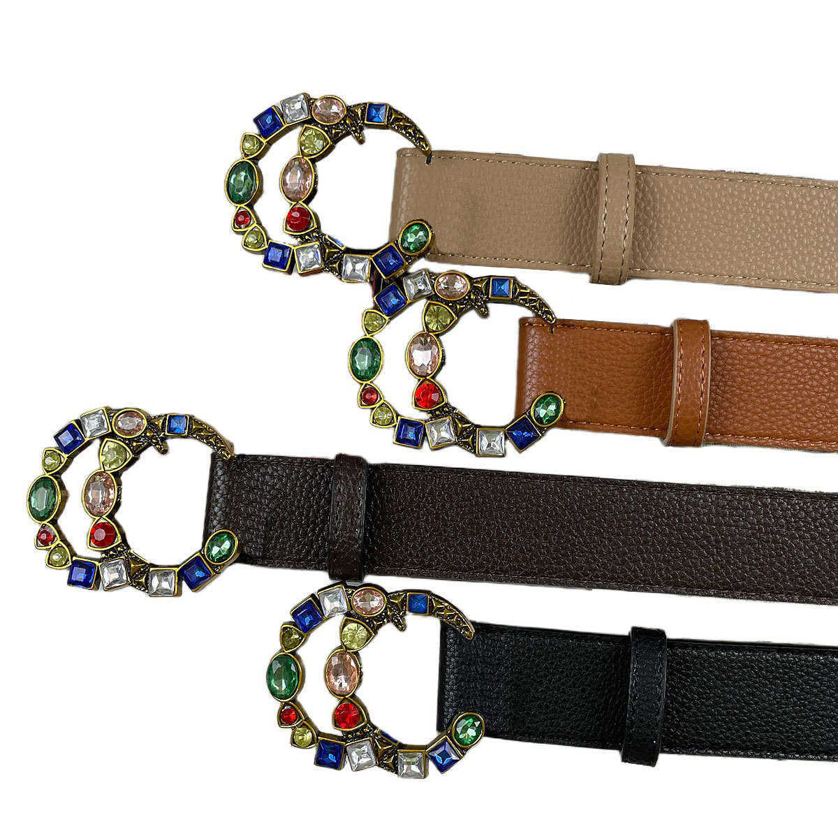 Belts women men fashion brand belts inlaid with diamond pearl letter buckle belt lychee pattern cowskin business casual ladies waistband width 3.8cm, As pic
Belts women men fashion brand belts inlaid with diamond pearl letter buckle belt lychee pattern cowskin business casual ladies waistband width 3.8cm, As pic
