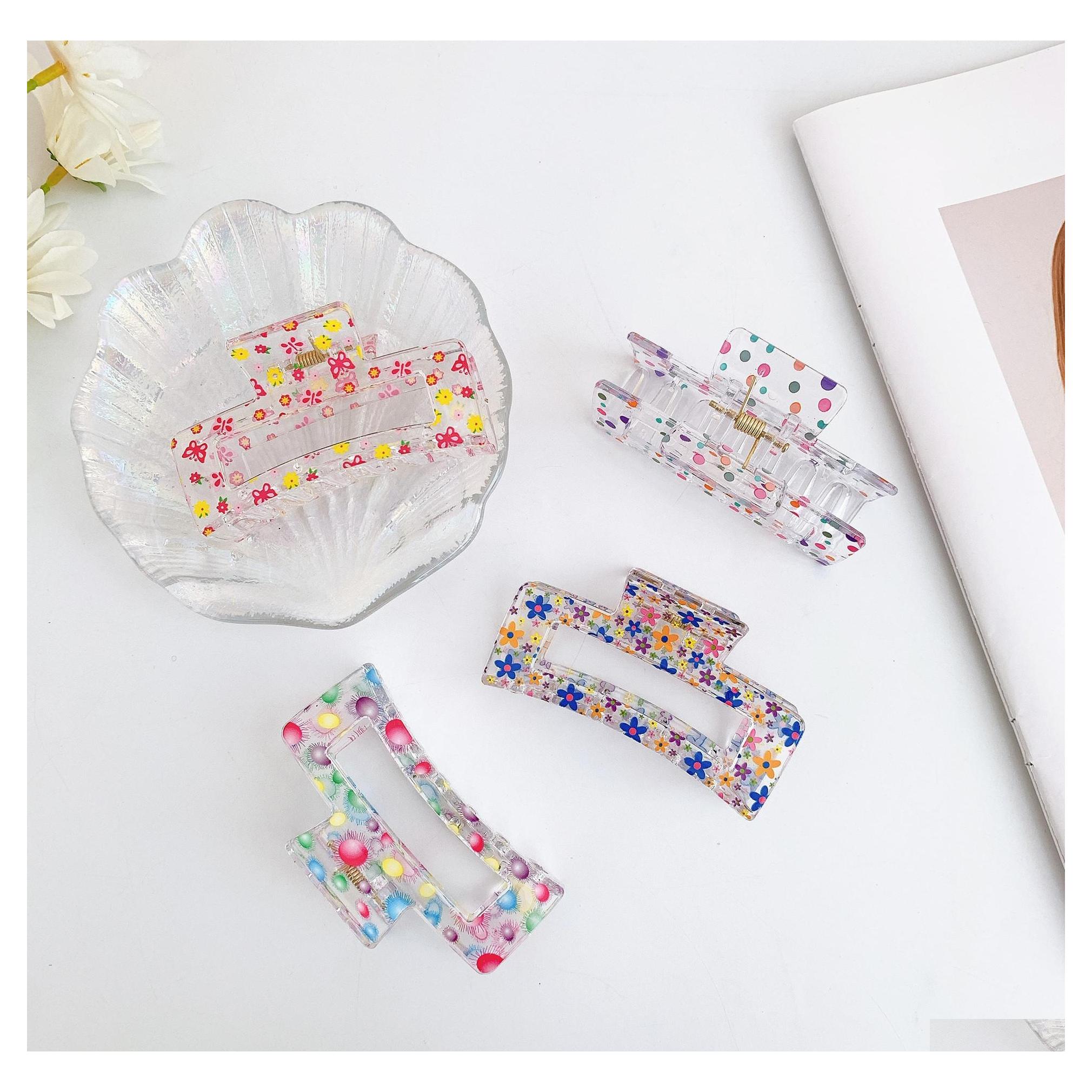 Hair Clips Barrettes Fashion Jewelry Polka Dots Floral Plastic Clip For Women Girls Bobby Pin Barrette Back Head Accessory Drop De Dhrh7
Hair Clips Barrettes Fashion Jewelry Polka Dots Floral Plastic Clip For Women Girls Bobby Pin Barrette Back Head Accessory Drop De Dhrh7