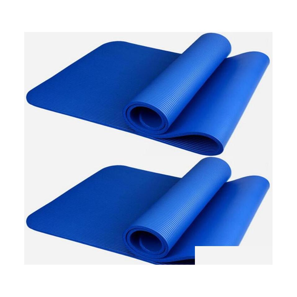 Yoga Mats 10Mm Thickness Nbr Mat Beginners Fitness Used Flexible Nonslip Exercise Pad Environmental Odorless Drop Delivery Sports Ou Dho3H, Red
Yoga Mats 10Mm Thickness Nbr Mat Beginners Fitness Used Flexible Nonslip Exercise Pad Environmental Odorless Drop Delivery Sports Ou Dho3H, Red