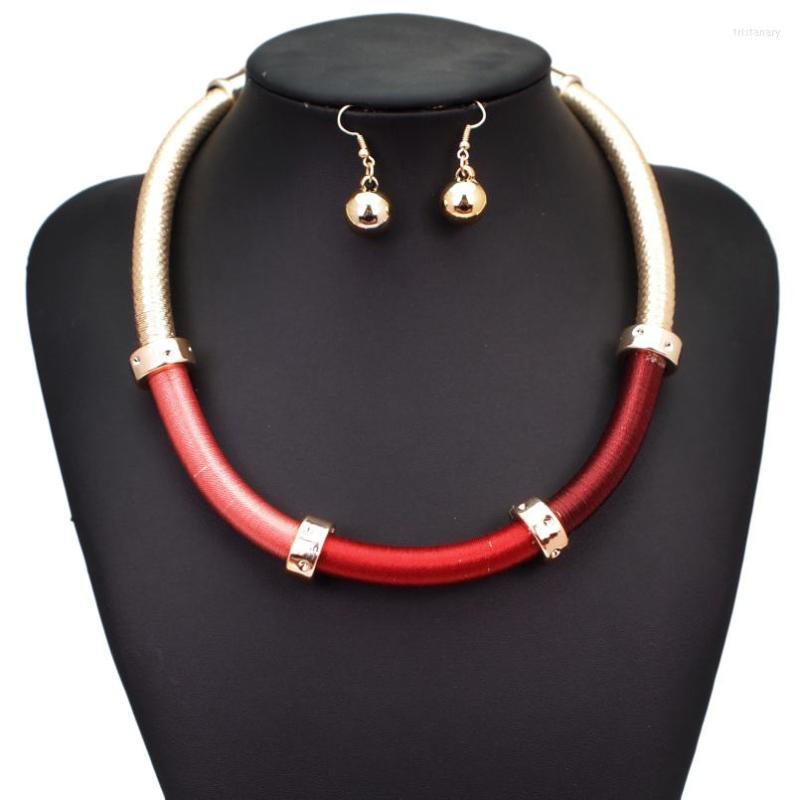 Necklace Earrings Set Handmade Charm Wrap Wire Choker Necklaces Sets For Women Statement Alloy Collar Party Jewelry UKMOC, Picture shown
Necklace Earrings Set Handmade Charm Wrap Wire Choker Necklaces Sets For Women Statement Alloy Collar Party Jewelry UKMOC, Picture shown