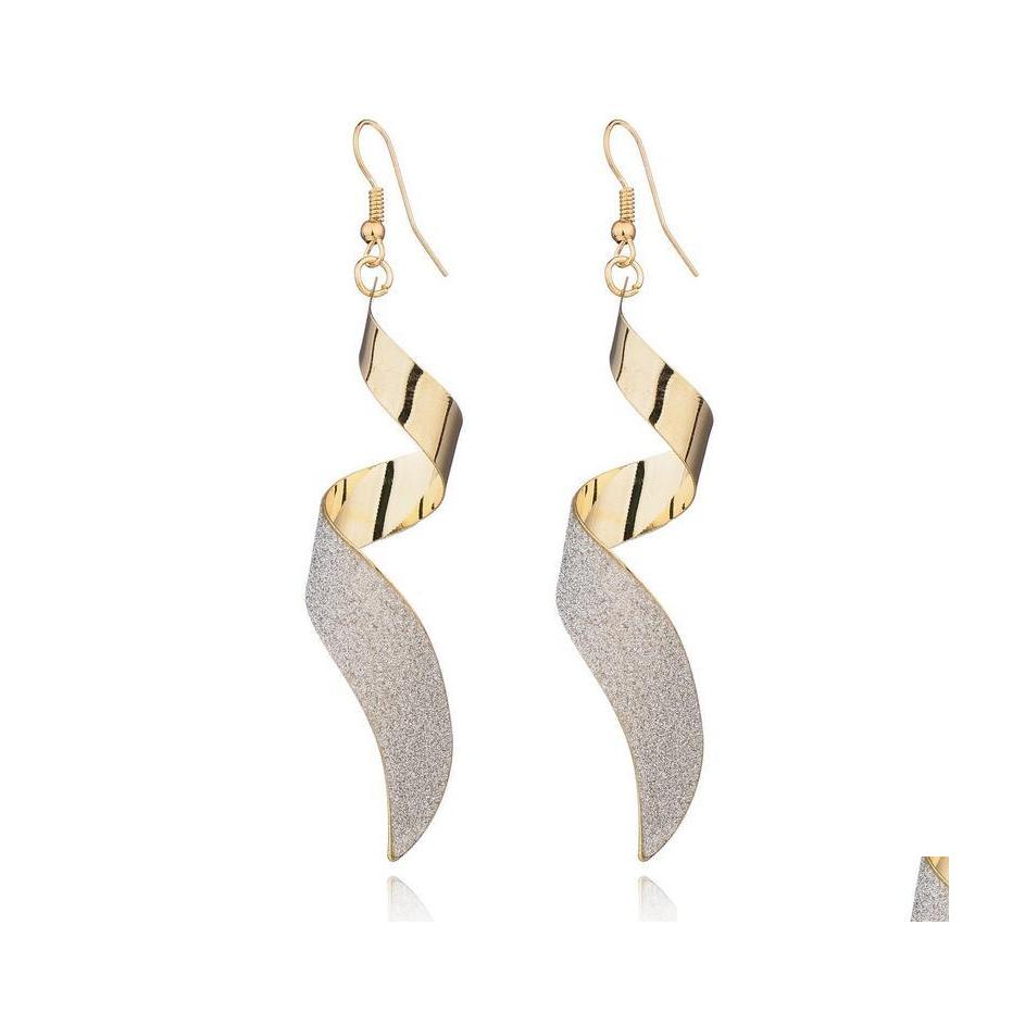 Dangle Chandelier Punk Women Twist Spiral Lady Girl Earring Charm Jewelry Valentines Day Gift Gold Black Long Earrings Drop Deliver Ot2Eg
Dangle Chandelier Punk Women Twist Spiral Lady Girl Earring Charm Jewelry Valentines Day Gift Gold Black Long Earrings Drop Deliver Ot2Eg