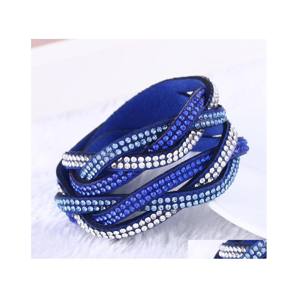 Charm Bracelets Bracelet For Women Bangle Wrap Faux Beautifly Leather Button Crystals Vipjewel Drop Delivery Jewelry Dhqma
Charm Bracelets Bracelet For Women Bangle Wrap Faux Beautifly Leather Button Crystals Vipjewel Drop Delivery Jewelry Dhqma