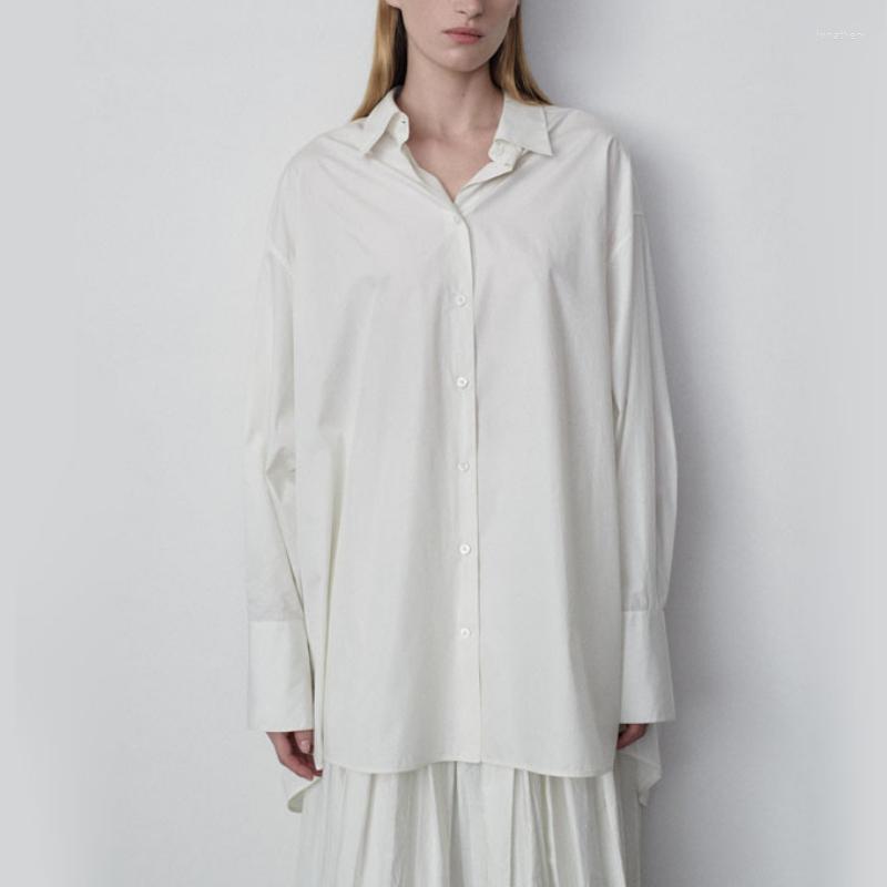 Women' Blouses Women Turn-down Collar Cotton White Long Sleeve Shirt 2023 Autumn Ladies Commuter Loose Single Breasted Blouse Top
Women' Blouses Women Turn-down Collar Cotton White Long Sleeve Shirt 2023 Autumn Ladies Commuter Loose Single Breasted Blouse Top