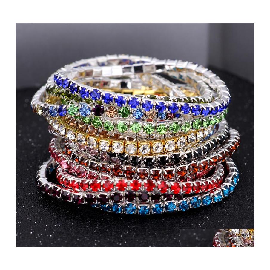 Tennis Korean 3.5Mm One Row Rhinestones Stretch Bracelets Crystal Iced Out Bangle Bracelet For Women Ladies Fashion Jewelry In Bk Dr Otsfx
Tennis Korean 3.5Mm One Row Rhinestones Stretch Bracelets Crystal Iced Out Bangle Bracelet For Women Ladies Fashion Jewelry In Bk Dr Otsfx