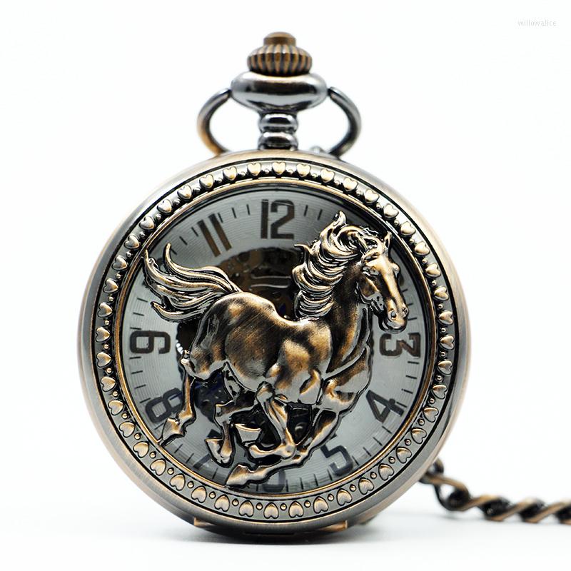 Pocket Watches Luxury Running Horse Mechanical Watch Zodiac Chinese Style Necklace Jewelry Steampunk Men Women Gifts With Chain PJX1228, Picture shown
Pocket Watches Luxury Running Horse Mechanical Watch Zodiac Chinese Style Necklace Jewelry Steampunk Men Women Gifts With Chain PJX1228, Picture shown