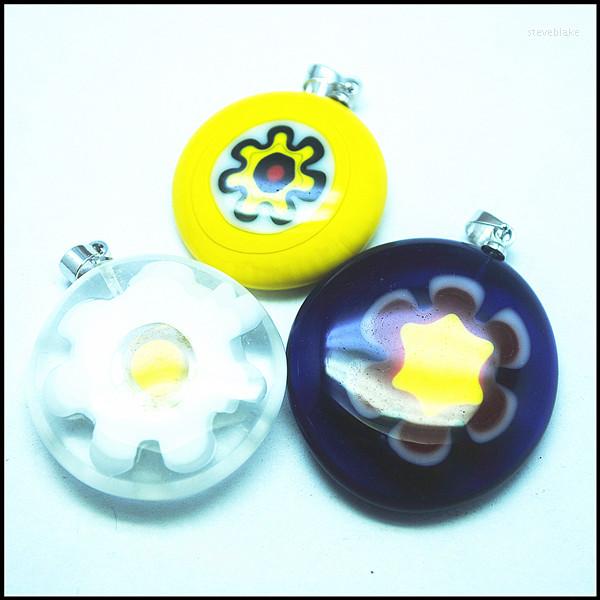 Pendant Necklaces 3pcs Glass Pendants Size 25mm Single Flower Beads Charms Jewelry Millefiori Nice Diy
Pendant Necklaces 3pcs Glass Pendants Size 25mm Single Flower Beads Charms Jewelry Millefiori Nice Diy