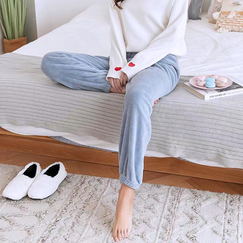 Women's Sleepwear S-2XL Women Winter Autumn Warm Full Length Flannel Pajama Soft Pants Bottoms Casual Homewear Coral Fleece Loose, Gray
Women's Sleepwear S-2XL Women Winter Autumn Warm Full Length Flannel Pajama Soft Pants Bottoms Casual Homewear Coral Fleece Loose, Gray