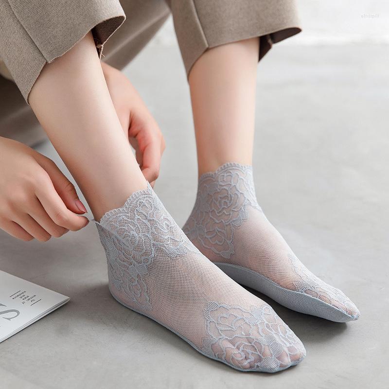 Women Socks 5pairs Amazing Summer Ultrathin Transparent Crystal Silk Lace Sock Elastic Short Girl Sox Women's Mesh, Beige
Women Socks 5pairs Amazing Summer Ultrathin Transparent Crystal Silk Lace Sock Elastic Short Girl Sox Women's Mesh, Beige