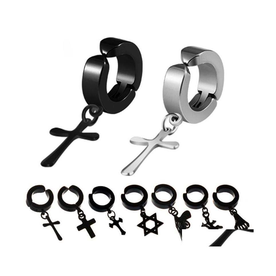 Ear Cuff Fashion Rock Style Men Clip Earrings Hiphop Hypoallergenic Cross Shaped Titanium Steel Earring Accessories Drop Delivery Jew Ot6Zl
Ear Cuff Fashion Rock Style Men Clip Earrings Hiphop Hypoallergenic Cross Shaped Titanium Steel Earring Accessories Drop Delivery Jew Ot6Zl