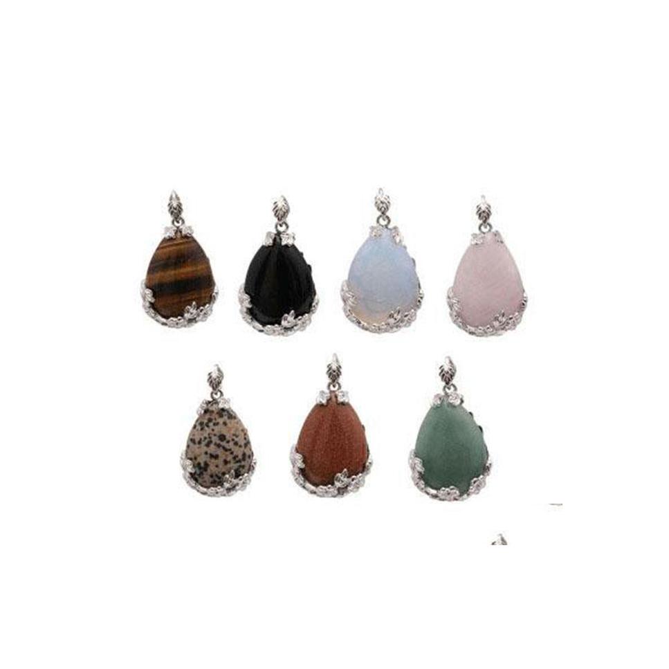 Pendant Necklaces Natural Stone Necklace Drop Bezel Flower Gem Exquisite Nanashop Delivery Jewelry Pendants Dh05S
Pendant Necklaces Natural Stone Necklace Drop Bezel Flower Gem Exquisite Nanashop Delivery Jewelry Pendants Dh05S