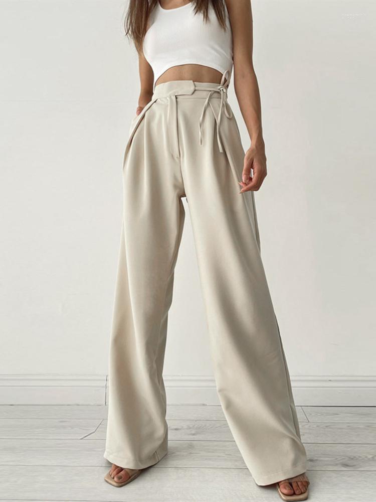Women' Pants Women Casual Pleated Wide Leg Female Hihg Waist Trousers Loose Solid Color Pant Fashion Offcie Lady Suit, Black
Women' Pants Women Casual Pleated Wide Leg Female Hihg Waist Trousers Loose Solid Color Pant Fashion Offcie Lady Suit, Black