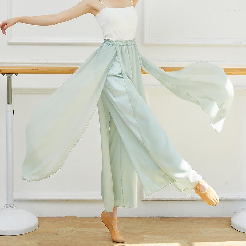 Stage Wear Chinese Folk Dance Classical Dancing Pants Women Loose Split Wide Leg Trouser 2 Layers Fairy Body Rhyme Dancewear Side, Purple
Stage Wear Chinese Folk Dance Classical Dancing Pants Women Loose Split Wide Leg Trouser 2 Layers Fairy Body Rhyme Dancewear Side, Purple