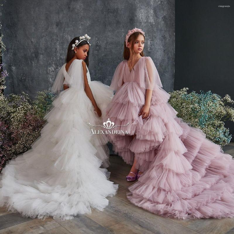 Girl Dresses High Low Baby Dress Tulle Puffy Flower Ball Gown Child Pricess For Birthday First Communion Gowns, Champagne
Girl Dresses High Low Baby Dress Tulle Puffy Flower Ball Gown Child Pricess For Birthday First Communion Gowns, Champagne