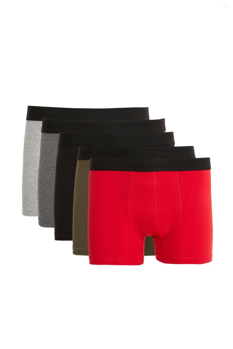 Underpants DeFacto Man Knitted Boxer-S1719AZ20AU, Red color