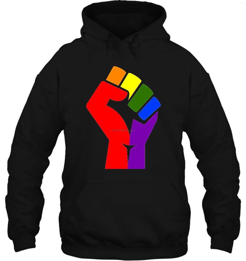 Men' Hoodies Men Hoodie Funny White Black Tee Rainbow Raised Fist Fight For Gay Rights Equality Women Streetwear, We
Men' Hoodies Men Hoodie Funny White Black Tee Rainbow Raised Fist Fight For Gay Rights Equality Women Streetwear, We