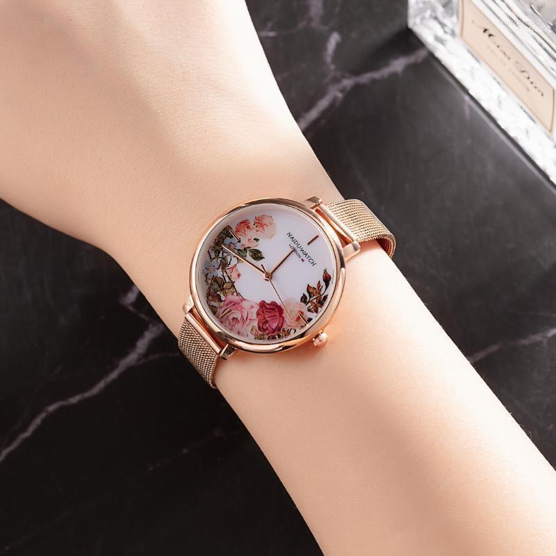 Wristwatches Simple And Fashionable IGP Mesh Strap Bracelet Watch Niche Retro Flower Dial Ladies WatchWristwatches Thun22, White
Wristwatches Simple And Fashionable IGP Mesh Strap Bracelet Watch Niche Retro Flower Dial Ladies WatchWristwatches Thun22, White