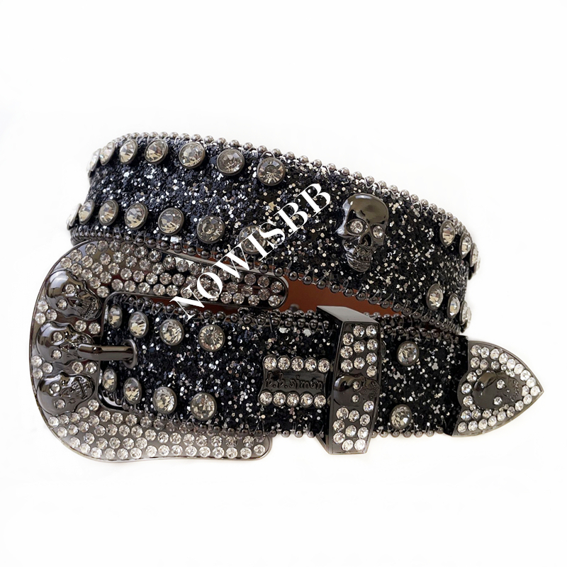 Punk Skull Bb Rhinestone Simon Belts Women Men Leather Western Belts Cowboy Y2K Girls Fashion Luxury Designer Brand Strap For Jeans, With logo
Punk Skull Bb Rhinestone Simon Belts Women Men Leather Western Belts Cowboy Y2K Girls Fashion Luxury Designer Brand Strap For Jeans, With logo