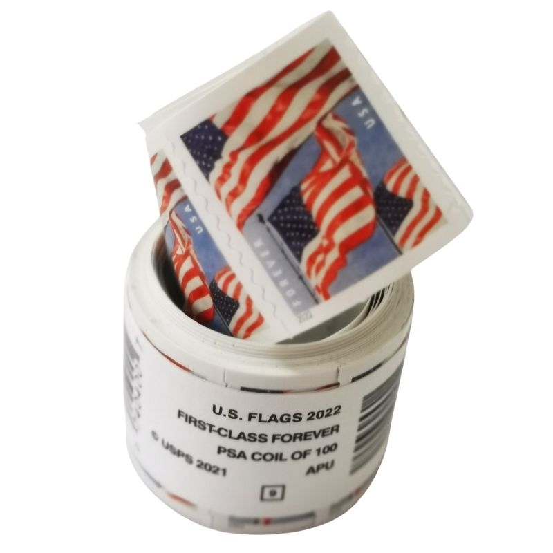 Stamps U.S. Flag Postal 2022 Roll Of 100 Us First Class Post Office For Mail Envelopes Letters Postcard Mailing Supplies Invitations Dhm5F
Stamps U.S. Flag Postal 2022 Roll Of 100 Us First Class Post Office For Mail Envelopes Letters Postcard Mailing Supplies Invitations Dhm5F