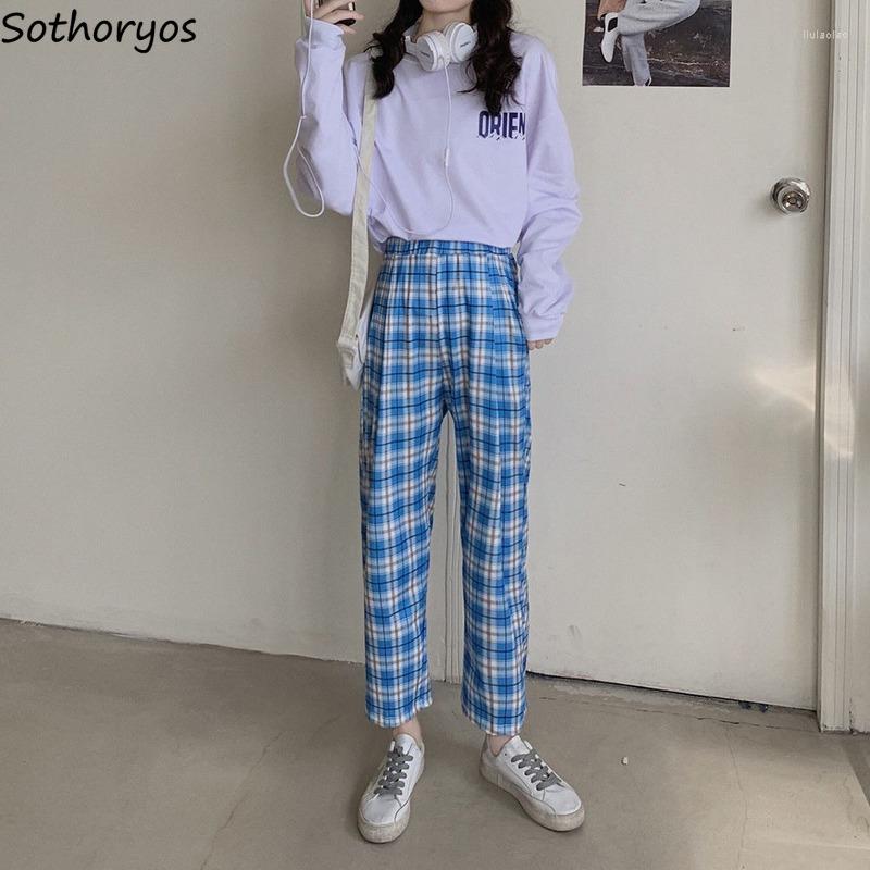 Women' Sleepwear Sleep Bottoms Women Plaid Preppy Style Casual Trousers Womens High Waist All-match Loose Chic Ins Trendy Streetwear Lounge, Black
Women' Sleepwear Sleep Bottoms Women Plaid Preppy Style Casual Trousers Womens High Waist All-match Loose Chic Ins Trendy Streetwear Lounge, Black