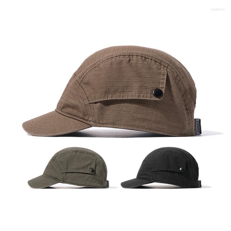 Ball Caps Short Brim Men Outdoor Baseball Cap Adjustable Spring Summer Sun Protection Hat Vintage Solid Color Peaked, Black
Ball Caps Short Brim Men Outdoor Baseball Cap Adjustable Spring Summer Sun Protection Hat Vintage Solid Color Peaked, Black