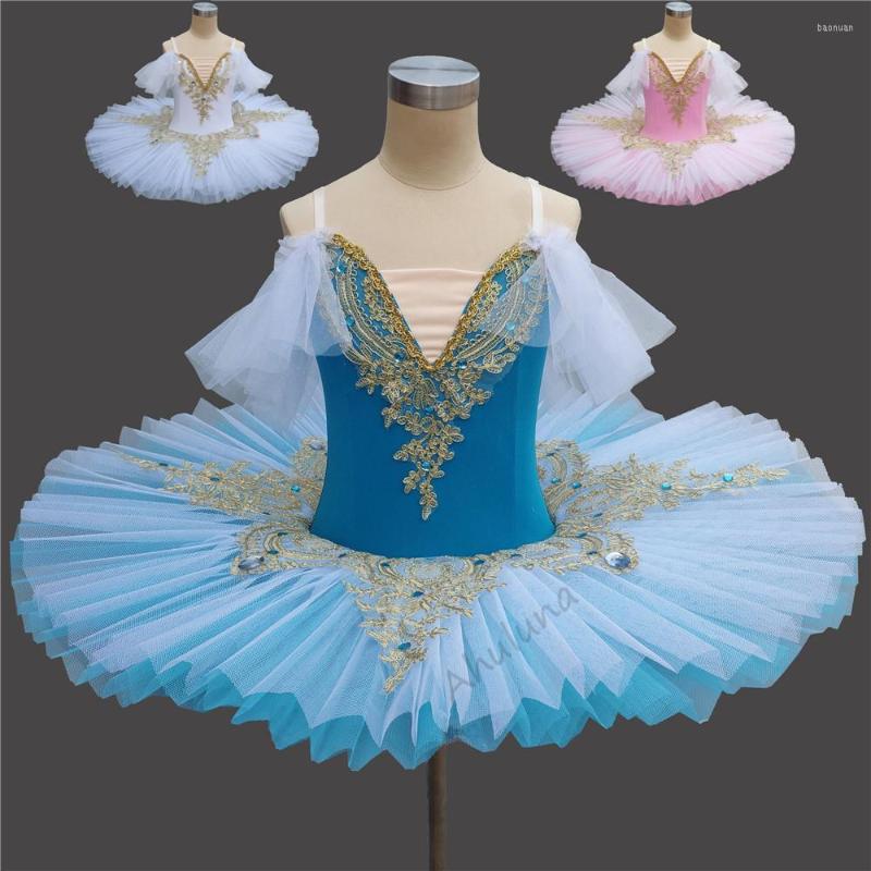 Stage Wear Girls Professional Ballet Tutu Dress Pink Blue White Swan Lake Ballerina Pancake Adult Kids Dance Costume D065
Stage Wear Girls Professional Ballet Tutu Dress Pink Blue White Swan Lake Ballerina Pancake Adult Kids Dance Costume D065
