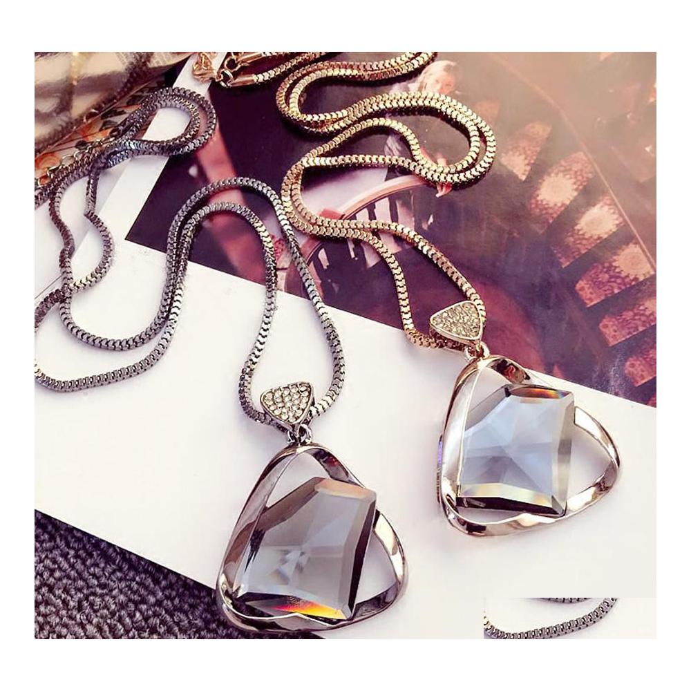 Pendant Necklaces Jewelry Necklace Simple Triangar Crystal Mosaic Sweater Chain Irregar Snake Bone Vipjewel Drop Delivery Pendants Dhtrv
Pendant Necklaces Jewelry Necklace Simple Triangar Crystal Mosaic Sweater Chain Irregar Snake Bone Vipjewel Drop Delivery Pendants Dhtrv