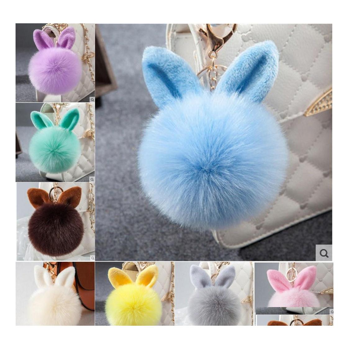 Key Rings Fur Pom Keychains Lovely Rabbit Ball Chain Backpack Bag Charms Bunny Keychain Keyring For Girls Women Gifts Drop Delivery J Dh7Dp
Key Rings Fur Pom Keychains Lovely Rabbit Ball Chain Backpack Bag Charms Bunny Keychain Keyring For Girls Women Gifts Drop Delivery J Dh7Dp