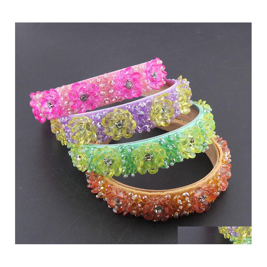 Headbands Fashion Transparent Crystal Flower Inlaid Rhinestone Personality Headband Ladies Beach Travel Gifts Hair Accessories Drop Dhipm
Headbands Fashion Transparent Crystal Flower Inlaid Rhinestone Personality Headband Ladies Beach Travel Gifts Hair Accessories Drop Dhipm