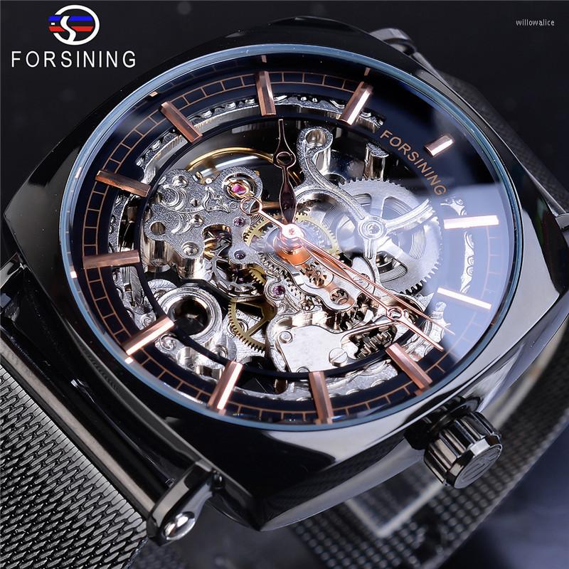 Wristwatches Fashion Casual Top Brand Watches Hollow Mesh Strap Clock Waterproof Automatic Mechanical Watch Relogio Masculino Forsining
Wristwatches Fashion Casual Top Brand Watches Hollow Mesh Strap Clock Waterproof Automatic Mechanical Watch Relogio Masculino Forsining