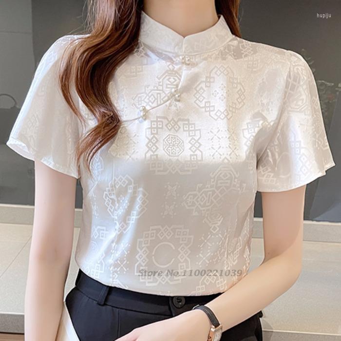 Ethnic Clothing 2023 Chinese Traditional Qipao Tops Woman National Cheongsam Blouse Vintage Jacquard Satin Shirts Elegant Oriental Tang Suit
Ethnic Clothing 2023 Chinese Traditional Qipao Tops Woman National Cheongsam Blouse Vintage Jacquard Satin Shirts Elegant Oriental Tang Suit